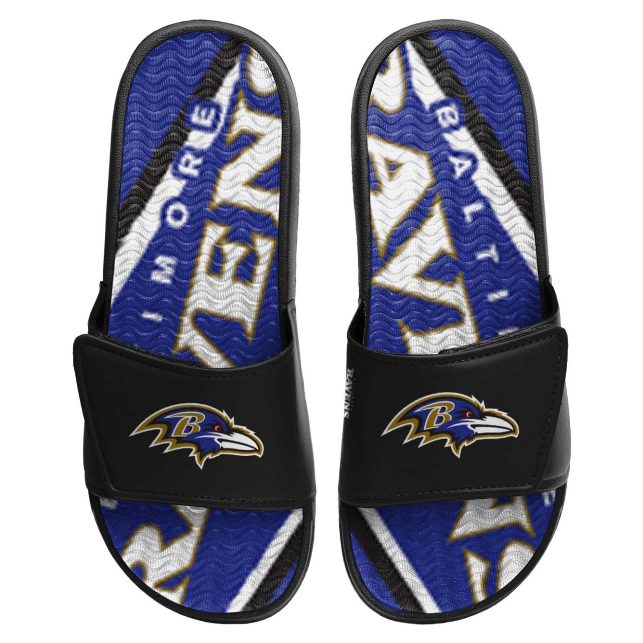 Baltimore Ravens Badelatschen NFL GEL Sport Slides von FOCO