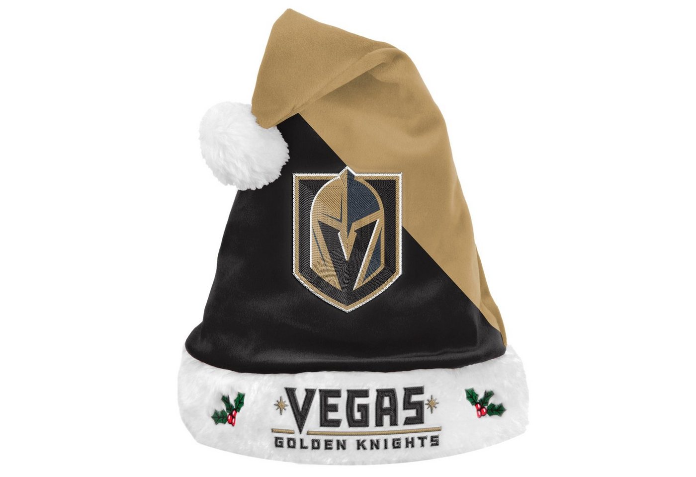 FOCO Bommelmütze Las Vegas Golden Knights - NHL - Basic Santa Hat von FOCO