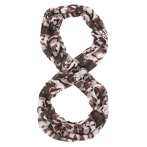 FOCO Cincinnati Bengals Camouflage Infinity Schal – NFL Damen Camo Leicht Durchsichtiger Schal von FOCO