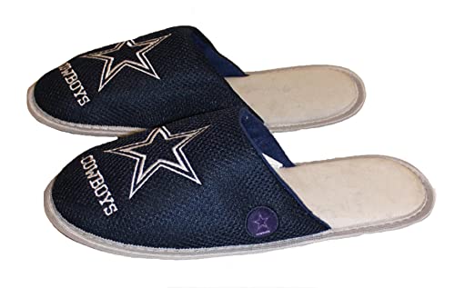 FOCO Dallas Cowboys NFL Herren Slipper mit Stern-Logo Größe XL 13-14 von FOCO