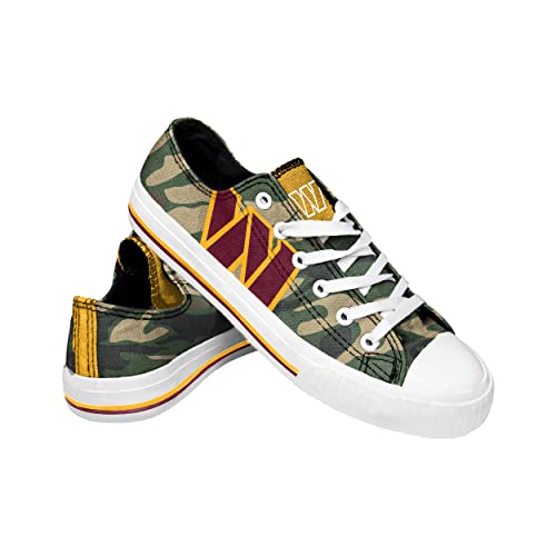 FOCO Damen NFL Camo Low Top Canvas Sneakers Schuhe, Camouflage von FOCO