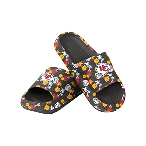 FOCO Damen NFL Team Logo Ladies Pillow Slides Sandalen, Floral FOCO Damen NFL Team Logo Ladies Pillow Slides Sandalen, Floral von FOCO