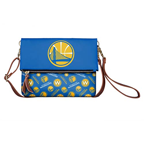 FOCO Damen Printed Collection Golden State Warriors NBA Bedruckte Kollektion Faltbare Tragetasche, Teamfarbe von FOCO
