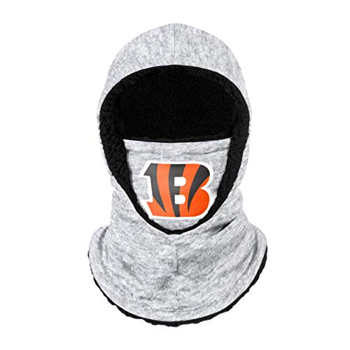 FOCO Damen Sturmhaube mit Kapuze und NFL-Team-Logo Gamasche Gesichtsbedeckung Schal, Meliert, grau, Einheitsgröße von FOCO