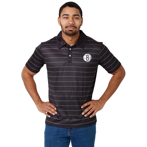 FOCO Herren NBA Team Logo Polo Kurzarm Polyester Shirt von FOCO