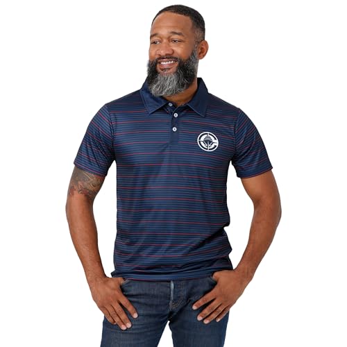 FOCO Herren NBA Team Logo Polo Kurzarm Polyester Shirt von FOCO
