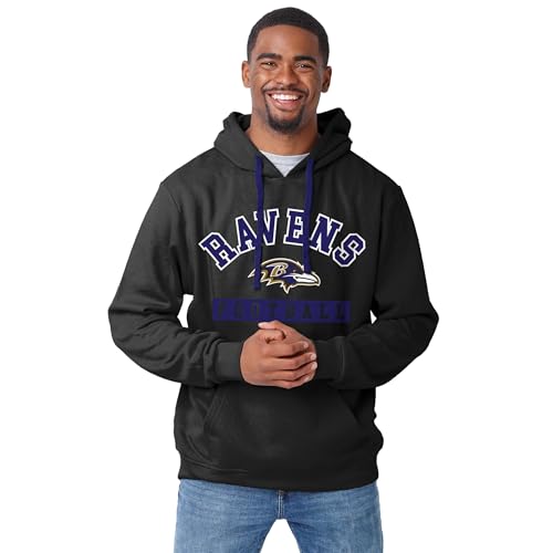 FOCO Herren NFL Logo Solid Wordmark Hoodie Kapuzenpullover, Team-Farbe, XX-Large von FOCO
