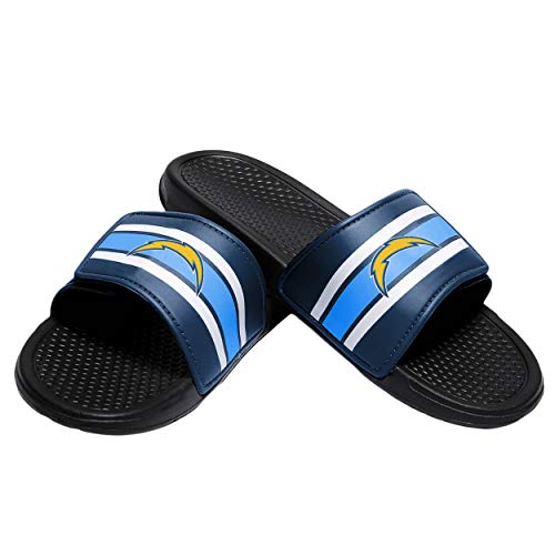 FOCO Herren NFL Team Logo Sport Slide Schiebe-Sandalen, Schwarz-Legacy Stripe von FOCO