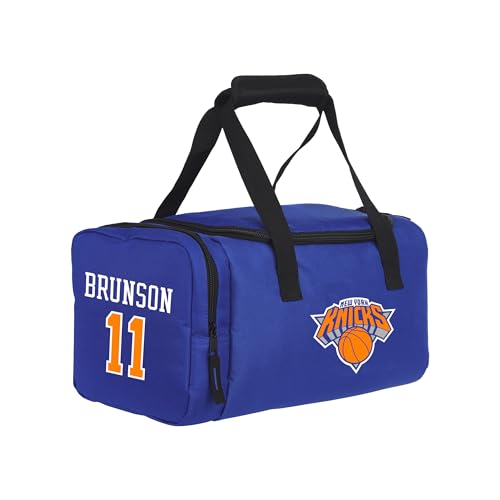 FOCO MLB Offiziell lizenziertes Team-Logo, isolierte Lunchbox, Kühltasche mit Reißverschluss-Seitentasche (Jalen Brunson – New York Knicks) von FOCO
