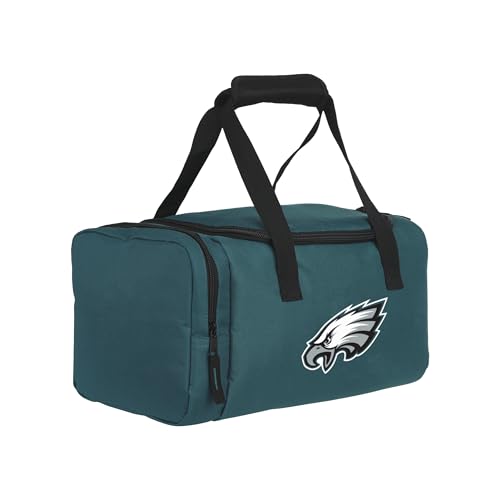 FOCO MLB Offiziell lizenziertes Team-Logo, isolierte Lunchbox, Kühltasche mit Reißverschluss-Seitentasche (Philadelphia Eagles) von FOCO