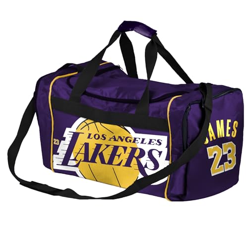 FOCO NBA Los Angeles Lakers Core Duffel Turnbeutel – Lebron James #23 von FOCO