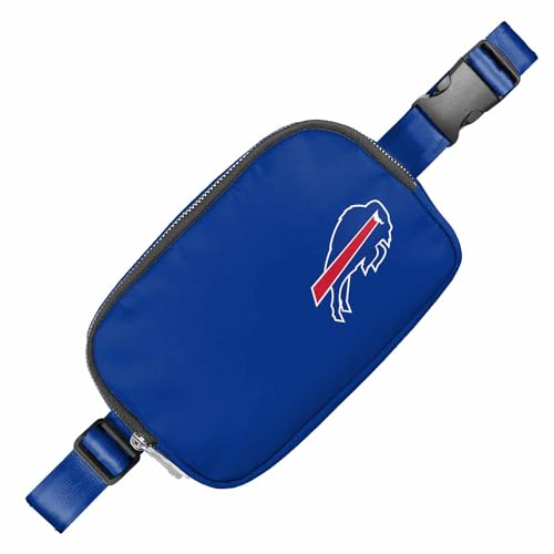 FOCO NFL Gameday On The Move Crossbody Gürteltasche - Offiziell lizenziert - Stadiongenehmigt - Verstellbar & Stilvoll (Buffalo Bills - Blau) von FOCO