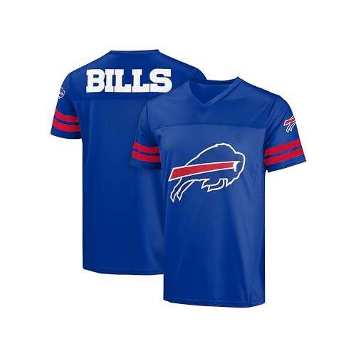 FOCO NFL Herren Offiziell lizenziertes Primary Logo Game Day Team Trikot, Buffalo Bills - Blau, Mittel von FOCO
