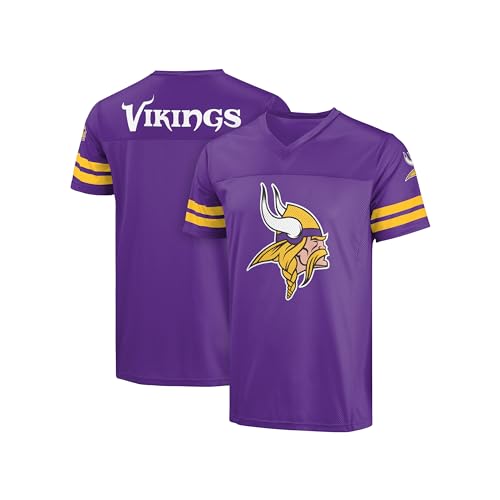 FOCO NFL Herren Offiziell lizenziertes Primary Logo Game Day Team Trikot, Minnesota Wikinger, Violett, XX-Large von FOCO