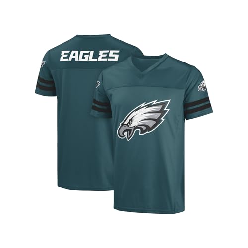 FOCO NFL Herren Offiziell lizenziertes Primary Logo Game Day Team Trikot, Philadelphia Eagles - Grün, XL von FOCO