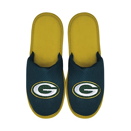 FOCO NFL Herren Slide Slipper, Green Bay Packers, Small von FOCO