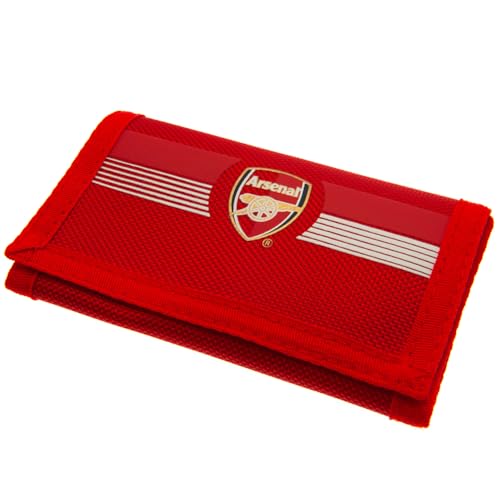 FOCO Offiziell lizenziertes Football Club Team Wappen Logo Ultra Wallet Kreditkartenetui (Arsenal FC), rot, 12cm x 8cm closed, Doppelt gefaltete Geldbrieftasche von FOCO