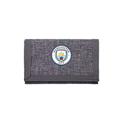 FOCO Offizielles Lizenzprodukt Manchester City FC Graue Fußball-Geldbörse FOCO Offizielles Lizenzprodukt Manchester City FC Graue Fußball-Geldbörse von FOCO