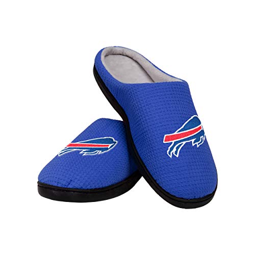 FOCO Offizielles Lizenzprodukt NFL Gedächtnisschaum Pantoffeln für Herren (Buffalo Bills) (39-41 EU) von FOCO