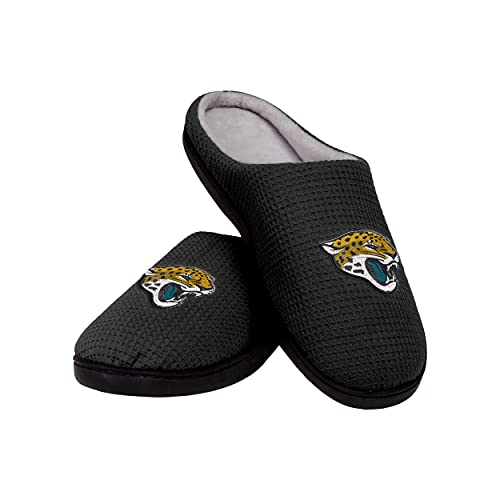 FOCO Offizielles Lizenzprodukt NFL Gedächtnisschaum Pantoffeln für Herren (Jacksonville Jaguars) (39-41 EU) von FOCO