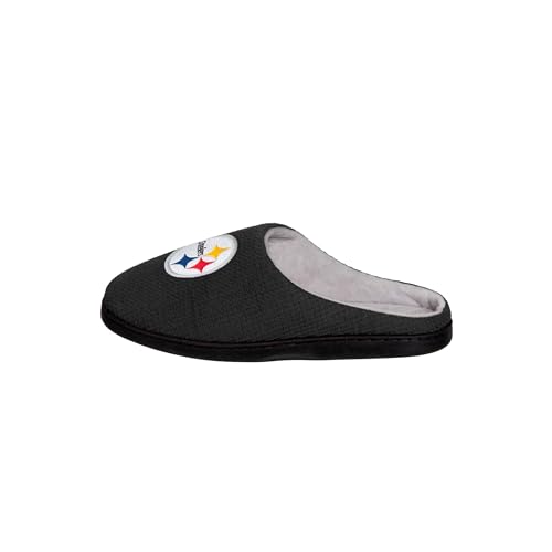 FOCO Offizielles Lizenzprodukt NFL Gedächtnisschaum Pantoffeln für Herren (Pittsburgh Steelers) (39-41 EU) von FOCO