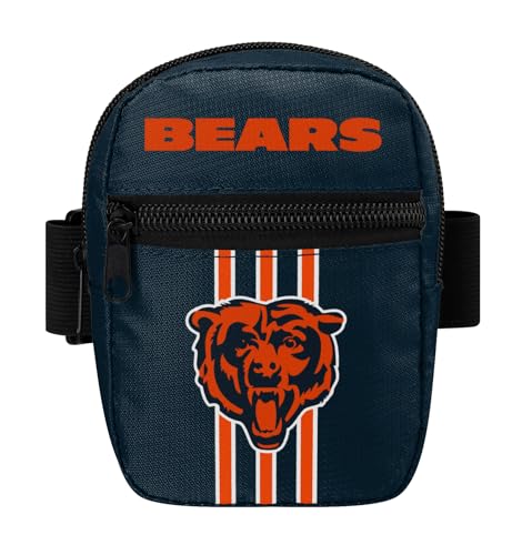 FOCO Pick Your NFL Team Stripe Tumbler/Reisebecher, Bauchtasche, Taschen mit Reißverschluss oben und vorne, Blau von FOCO