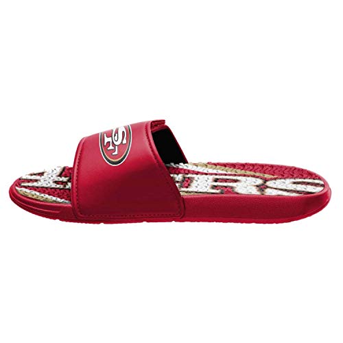 FOCO San Francisco 49ers Badelatschen NFL Gel Sport Slides 48/49 von FOCO