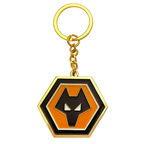 FOCO Wolverhampton Wanderers FC Schlüsselanhänger, mehrfarbig, Approx 40mm x 30mm von FOCO