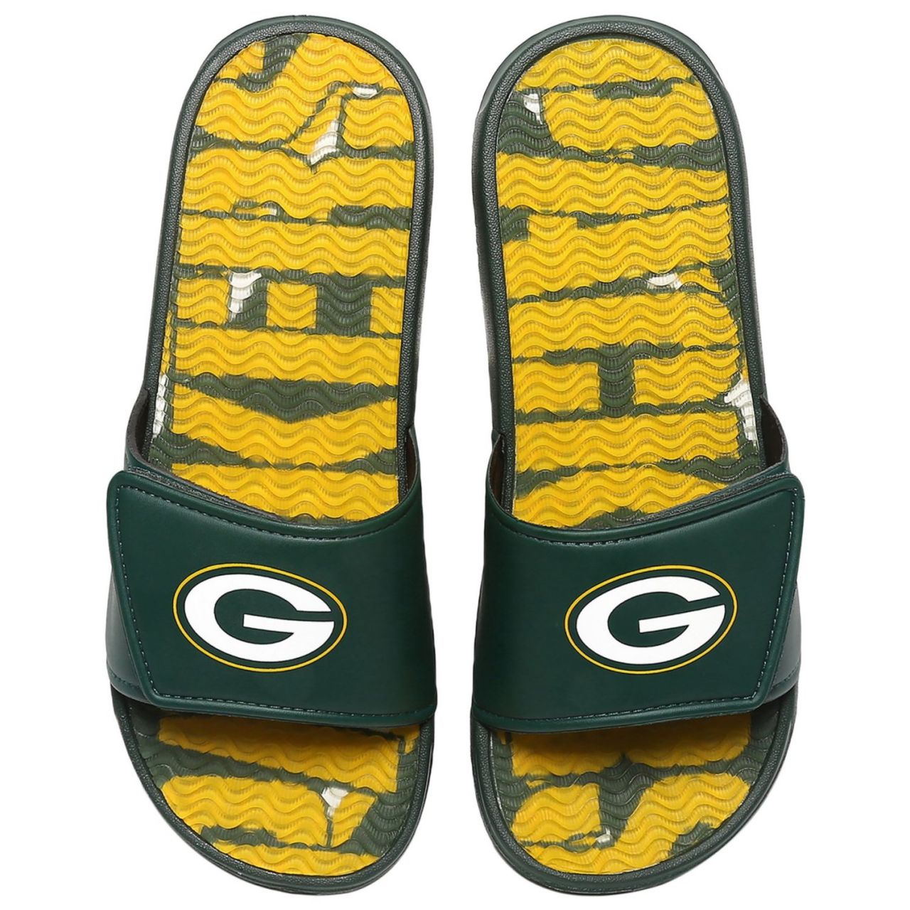 Green Bay Packers Badelatschen NFL GEL Sport Slides von FOCO