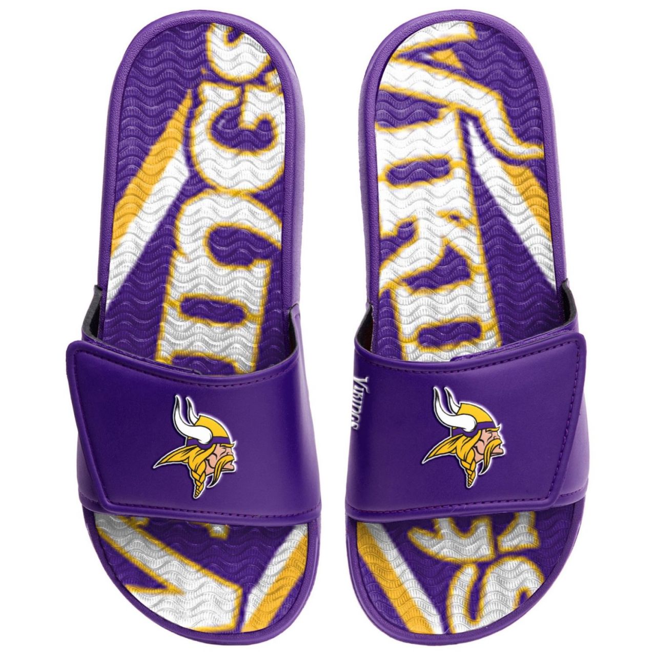 Minnesota Vikings Badelatschen NFL GEL Sport Slides von FOCO