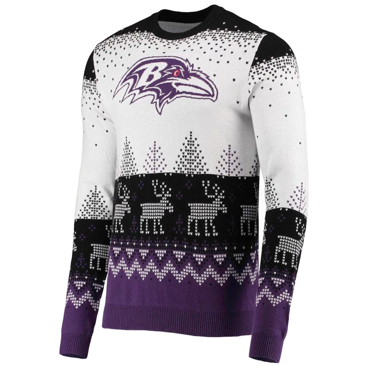 NFL Ugly Sweater XMAS Strick Pullover Baltimore Ravens von FOCO