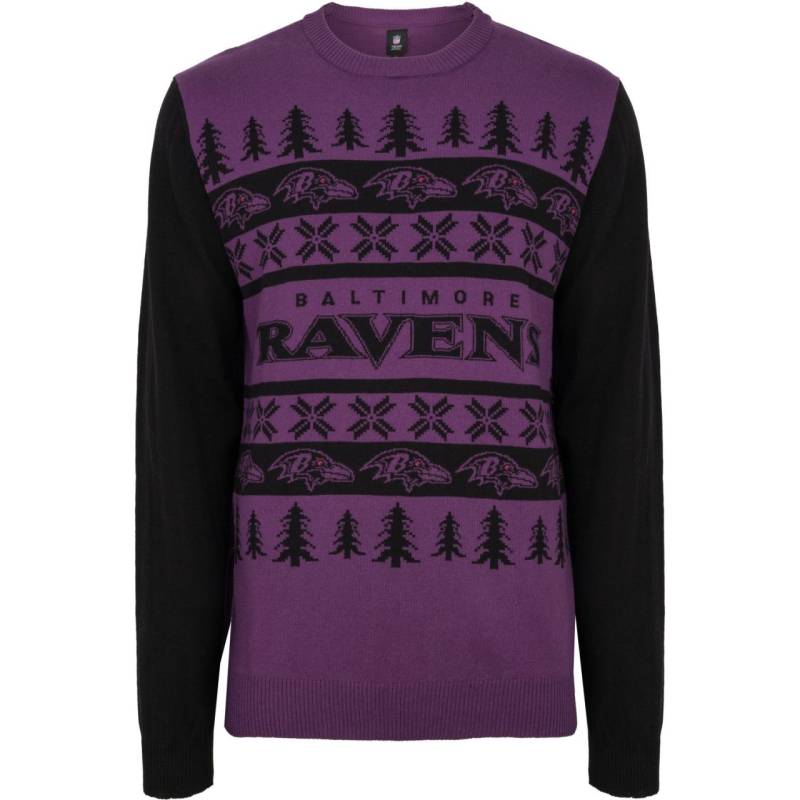 NFL Ugly Sweater XMAS Strick Pullover Baltimore Ravens von FOCO