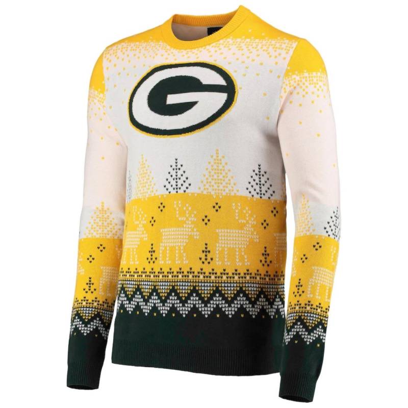 NFL Ugly Sweater XMAS Strick Pullover Green Bay Packers von FOCO