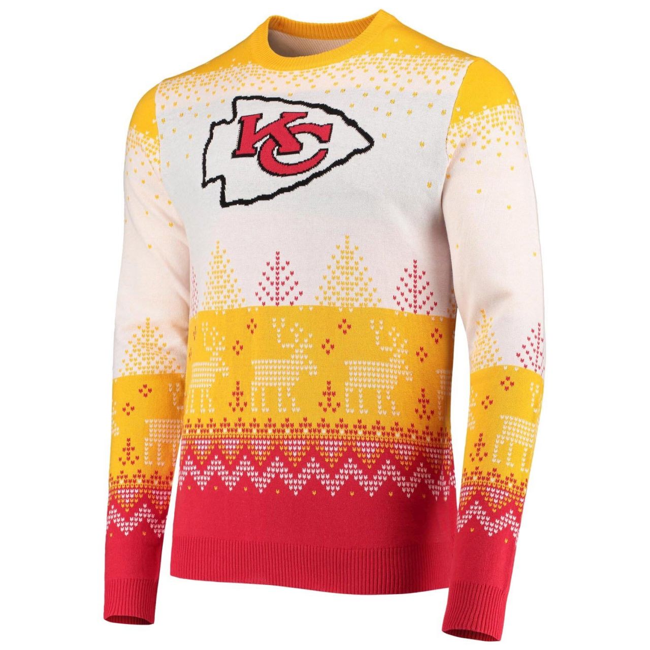 NFL Ugly Sweater XMAS Strick Pullover Kansas City Chiefs von FOCO
