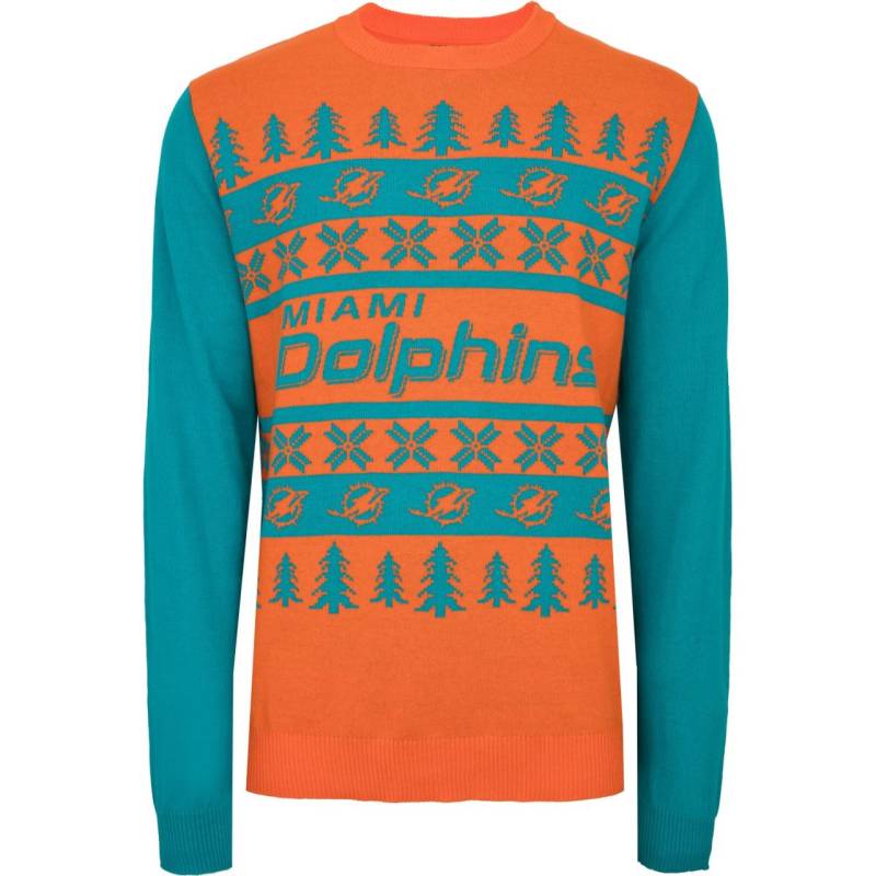 NFL Ugly Sweater XMAS Strick Pullover Miami Dolphins von FOCO