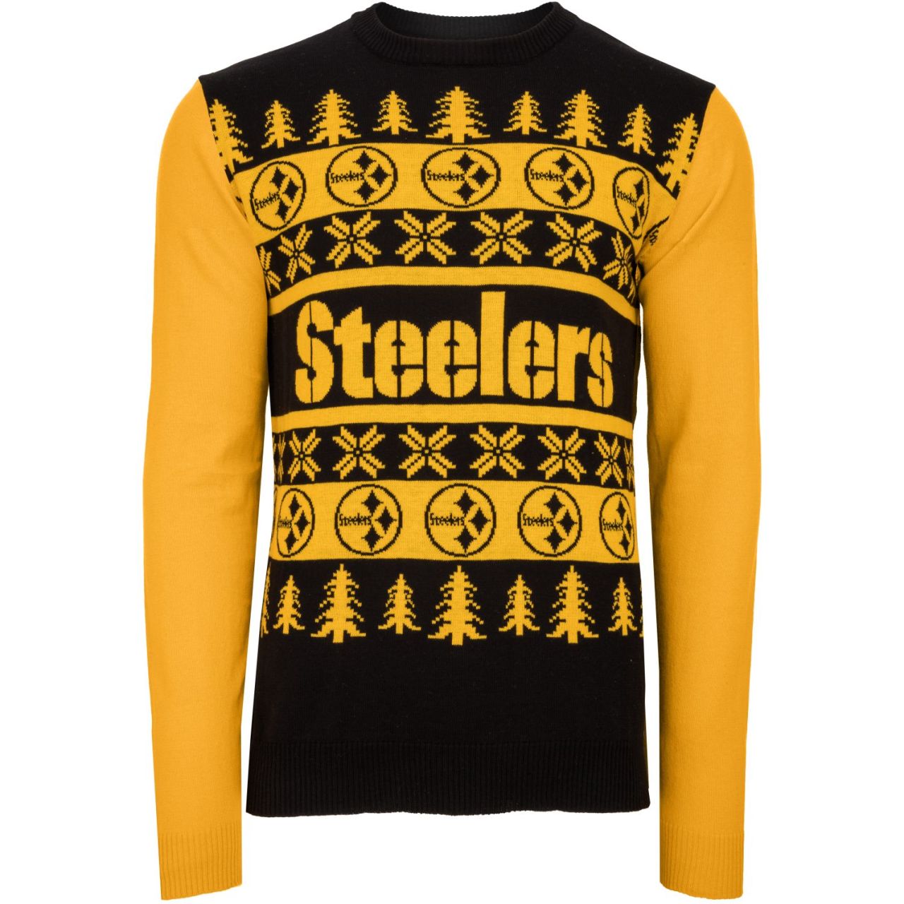NFL Ugly Sweater XMAS Strick Pullover Pittsburgh Steelers von FOCO