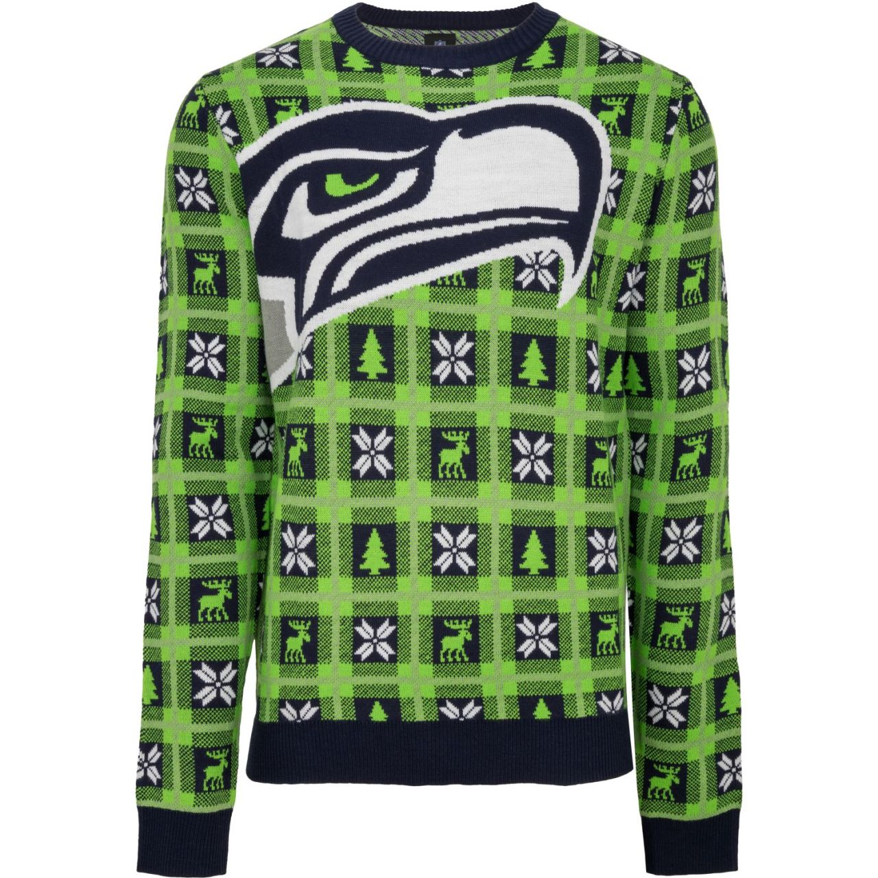 NFL Ugly Sweater XMAS Strick Pullover - Seattle Seahawks von FOCO