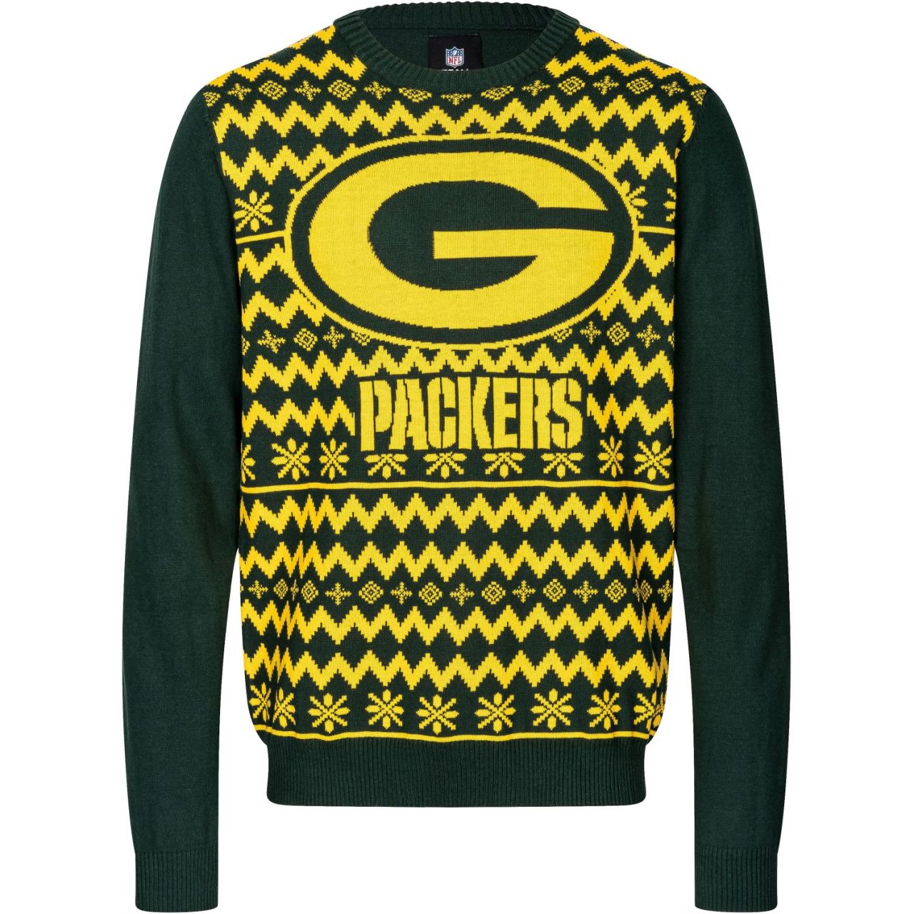 NFL Winter Sweater XMAS Strick Pullover Green Bay Packers von FOCO