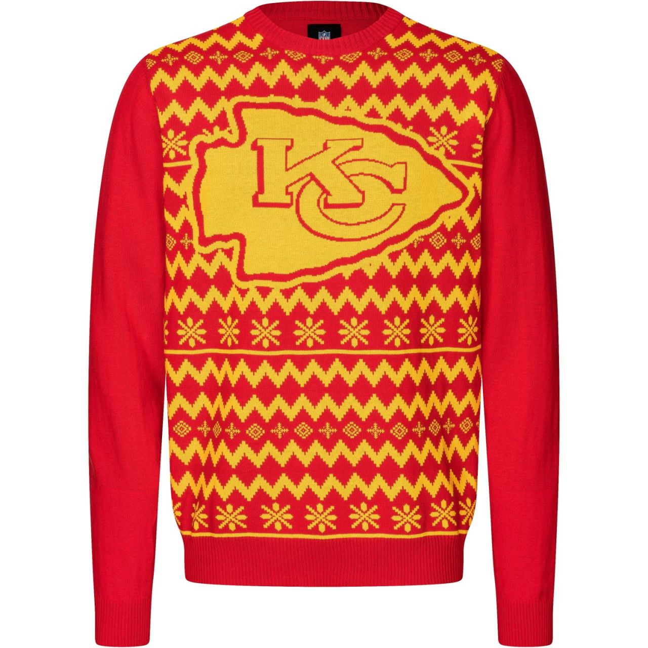 NFL Winter Sweater XMAS Strick Pullover Kansas City Chiefs von FOCO