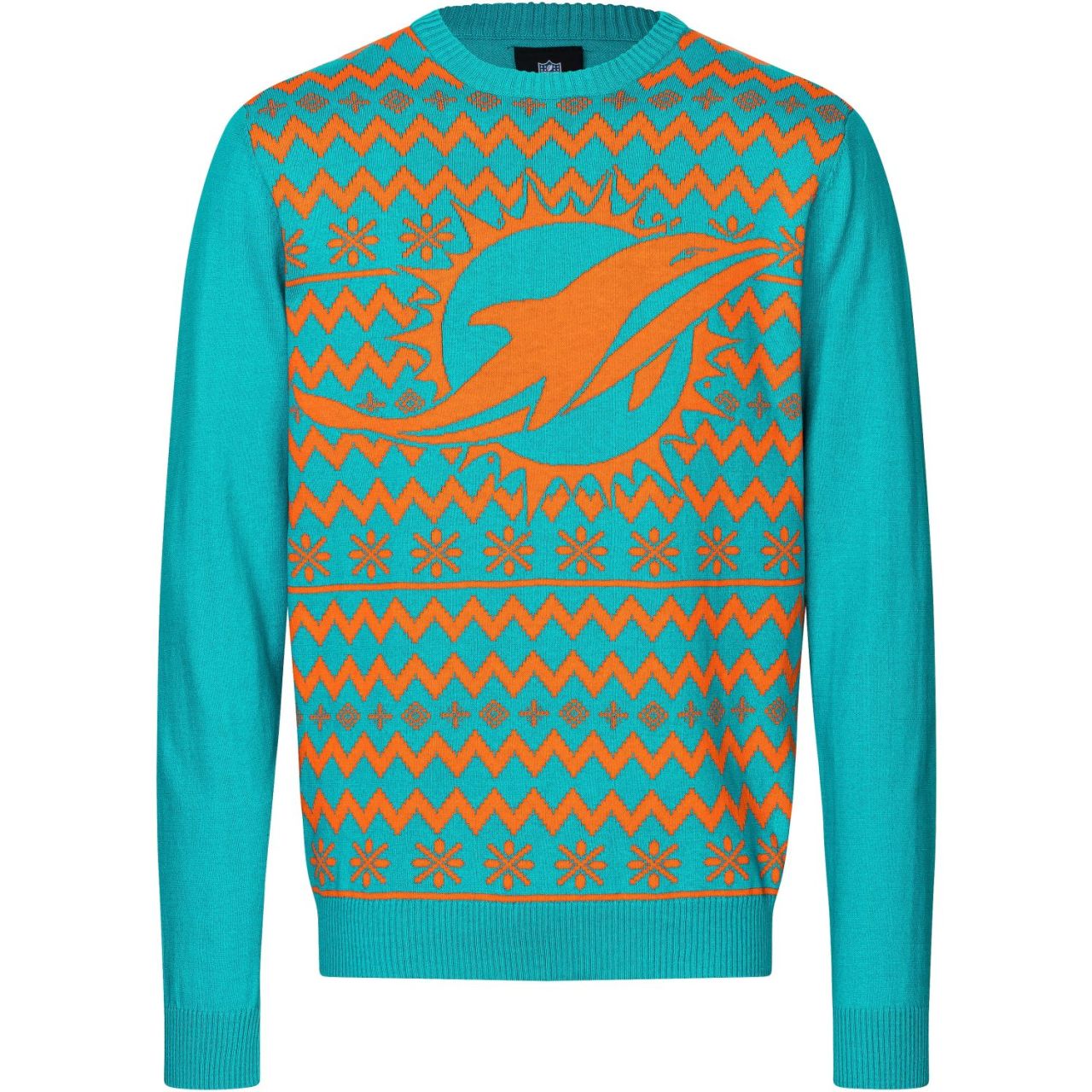 NFL Winter Sweater XMAS Strick Pullover Miami Dolphins von FOCO