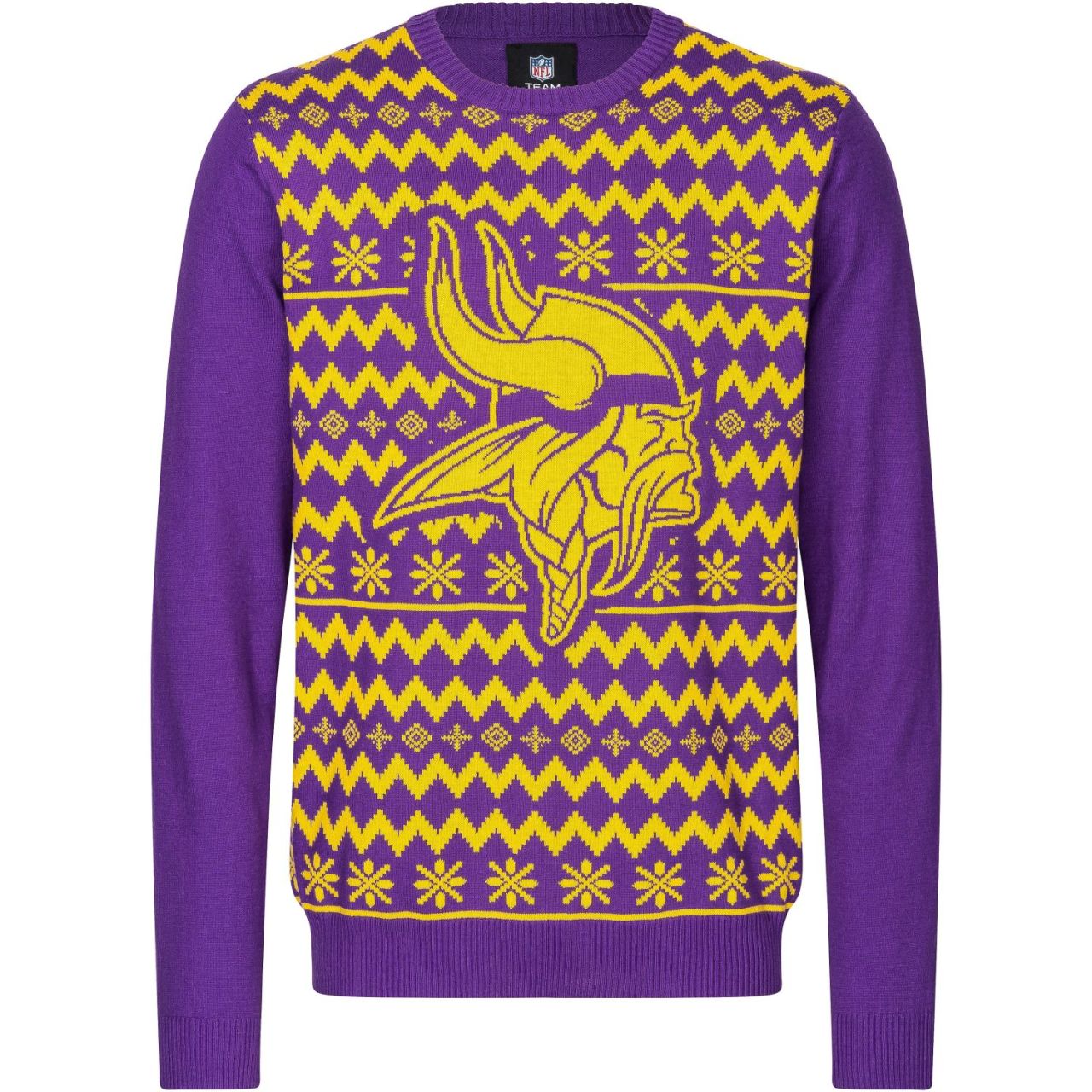 NFL Winter Sweater XMAS Strick Pullover Minnesota Vikings von FOCO