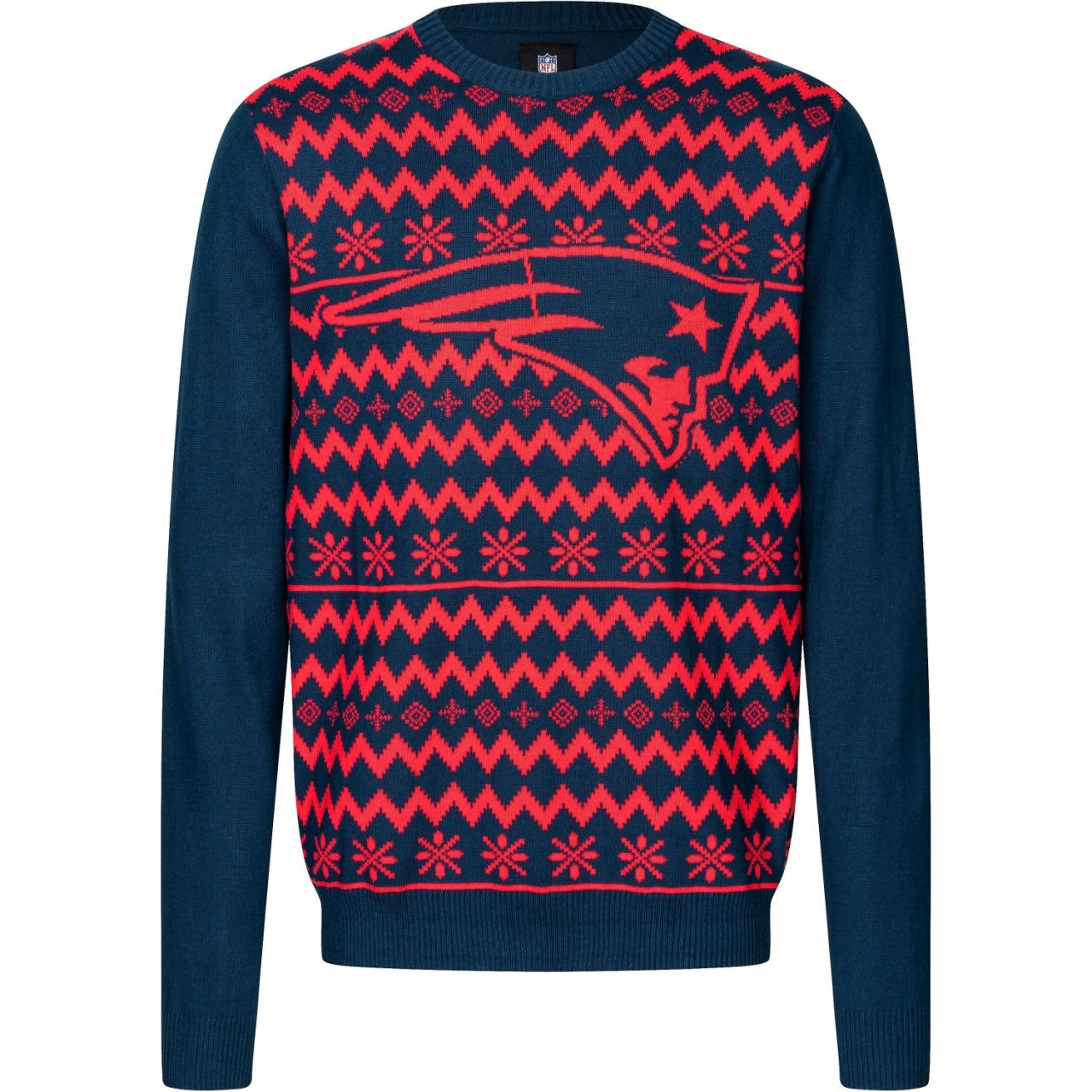 NFL Winter Sweater XMAS Strick Pullover New England Patriots von FOCO