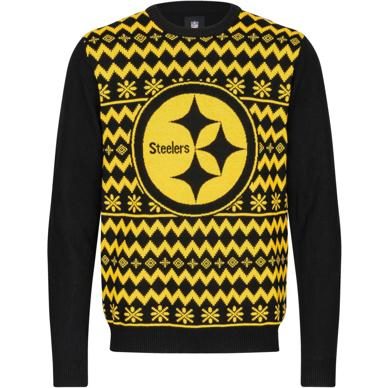 NFL Winter Sweater XMAS Strick Pullover Pittsburgh Steelers von FOCO