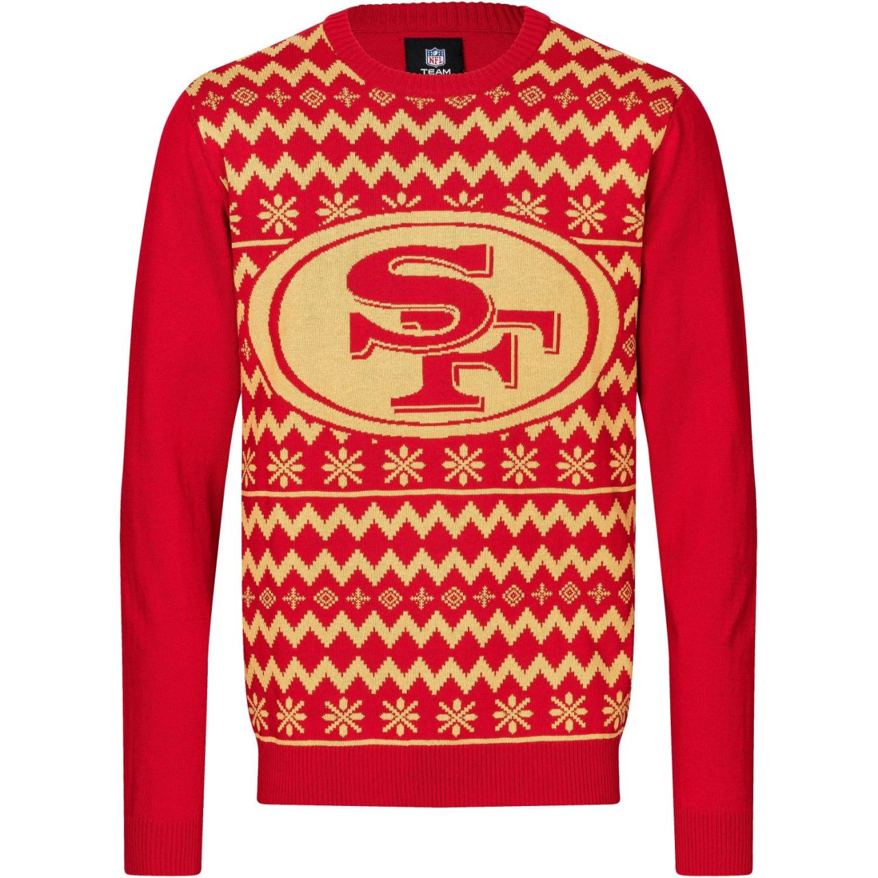 NFL Winter Sweater XMAS Strick Pullover San Francisco 49ers von FOCO