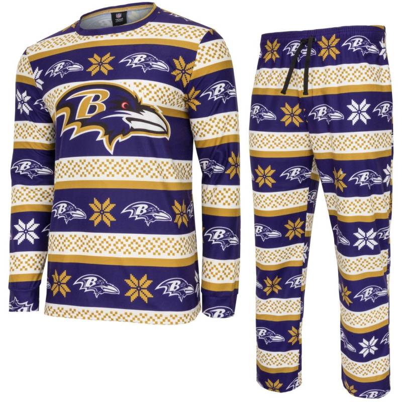 NFL Winter XMAS Pyjama Schlafanzug Baltimore Ravens von FOCO