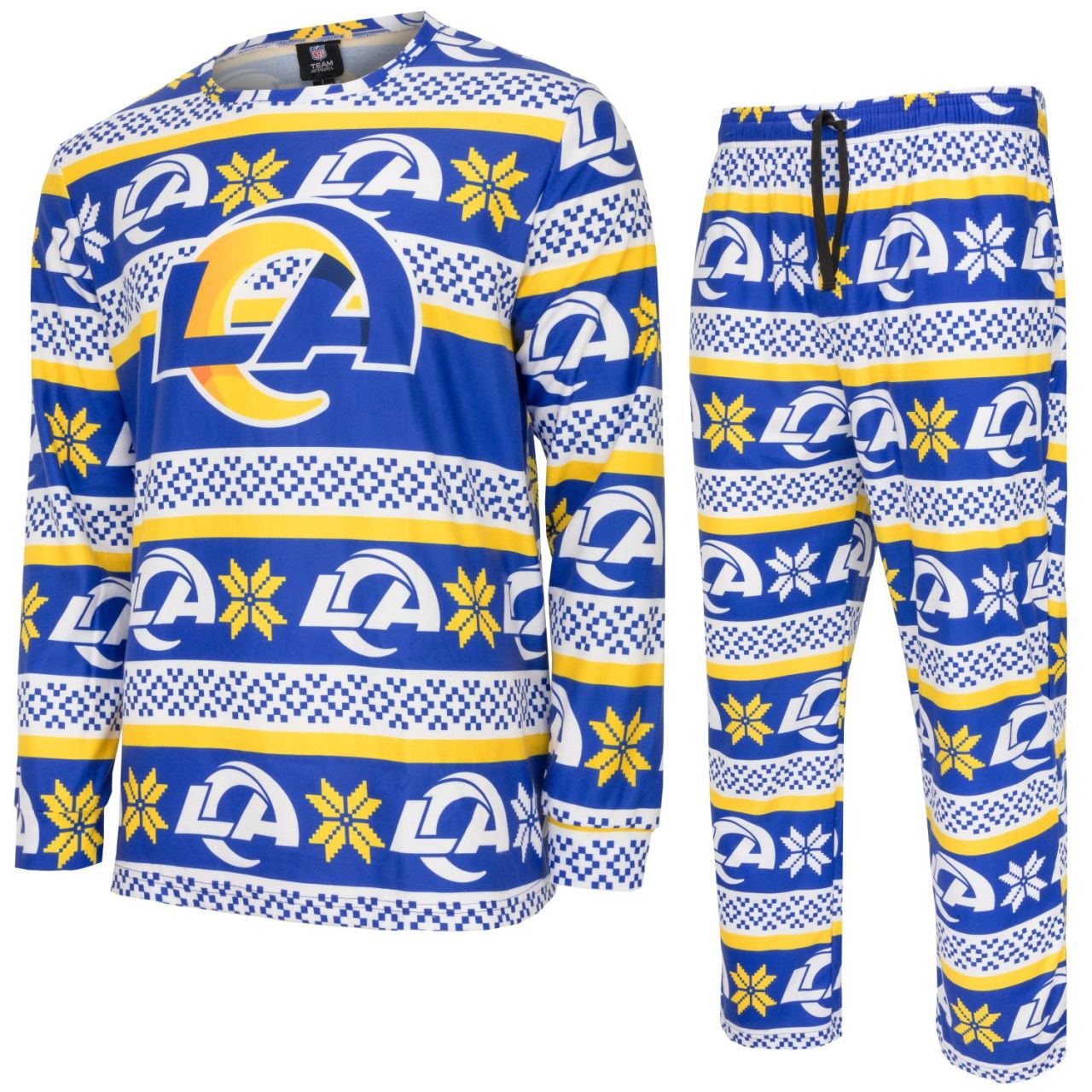 NFL Winter XMAS Pyjama Schlafanzug Los Angeles Rams von FOCO