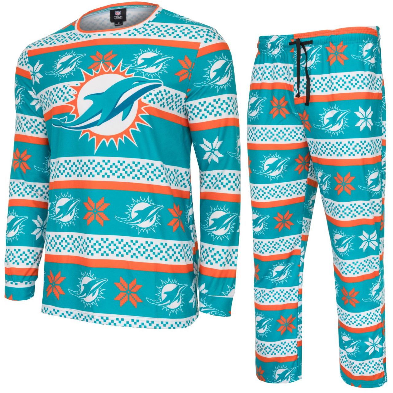 NFL Winter XMAS Pyjama Schlafanzug Miami Dolphins von FOCO