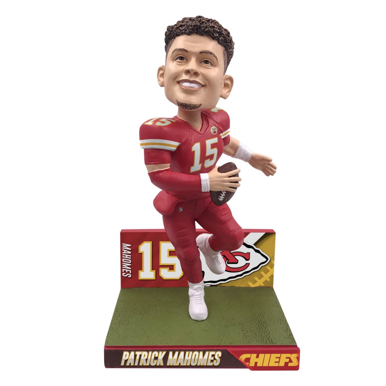 Patrick Mahomes #15 Bobblehead BIG TICKET Kansas City Chiefs von FOCO