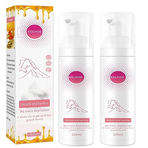 Hair Removal Spray, Beeswax Hair Removal Mousse, Gentle Hair Removal Cream, 100ML Hair Removal Foam Spray for Underarm, Arm, Leg, Bikini Areas, Hair Removal for Men and Women (200ML) von FOCUSUN