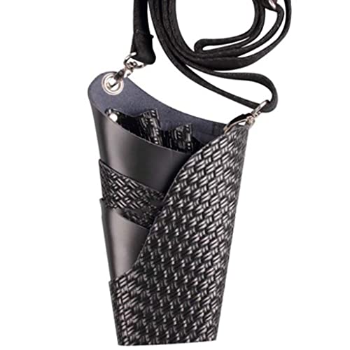 Professionelle Schere Tasche, Scherentasche-Organizer aus PU-Leder mit 3 Fächern for Friseure von FOELANNE